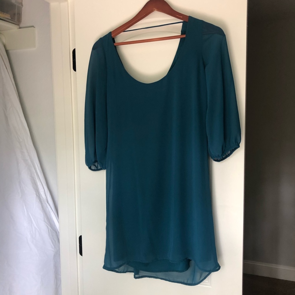 Emerald green boutique dress